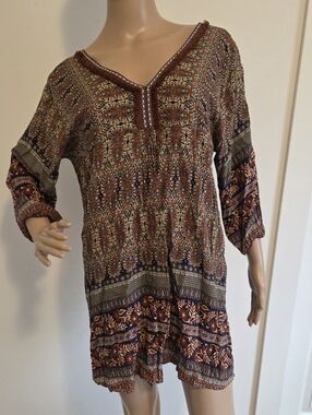 Umgee Boho Mini Dress